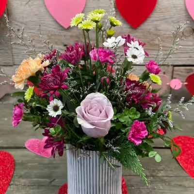 Floral Arrangement Metal Vase Staples MN