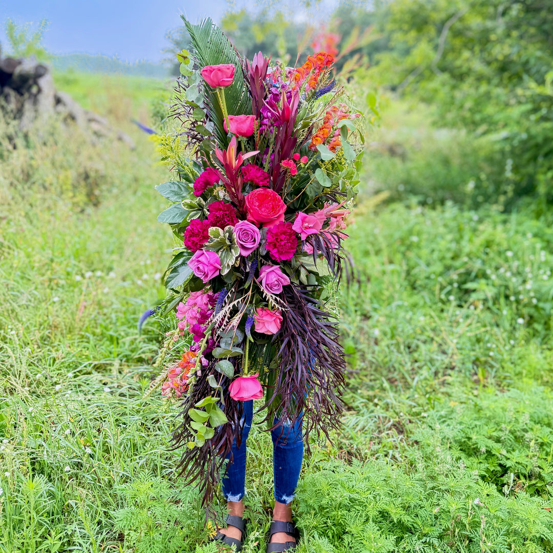Funeral and Sympathy, floral arrangement, standing spray